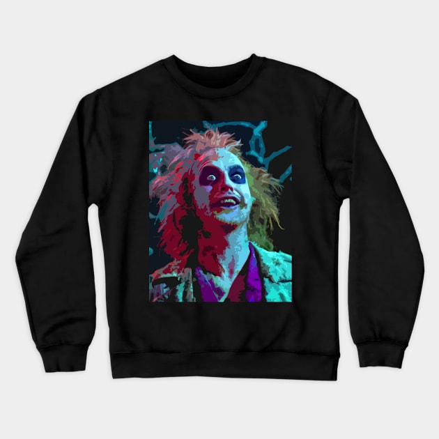 Beetlejuice plus acid equals Beetlejuice Crewneck Sweatshirt by NeverBob